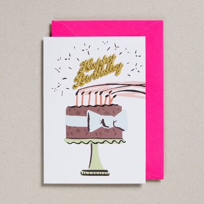 Cake Cards - Pack of 6 - Happy Birthday