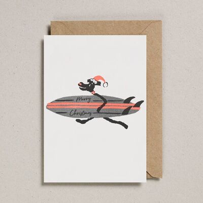Rascals Cards (Pack of 6) - Christmas Surfer
