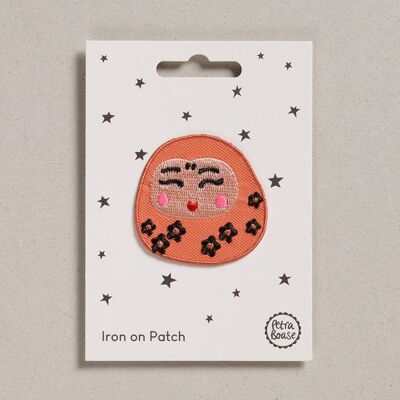 Iron on Patch - Pack of 6 - Daruma Doll