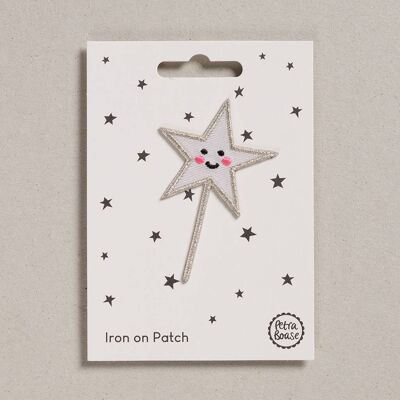 Iron on Patch - Pack of 6 - Star Wand