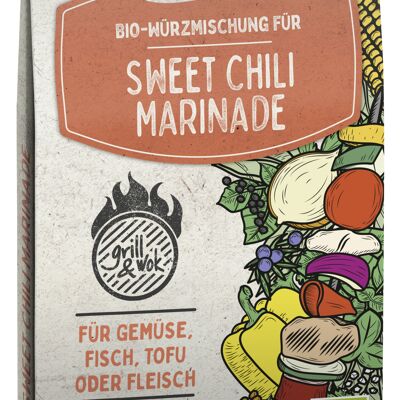 BIO Beltane Grill&Wok Mezcla de Condimentos para Sweet Chili Marinade 10er Bandeja