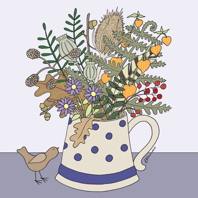 Flower Cups Range - Autumn Mug