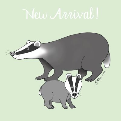 Occasions Range - New Arrival Badger Cub
