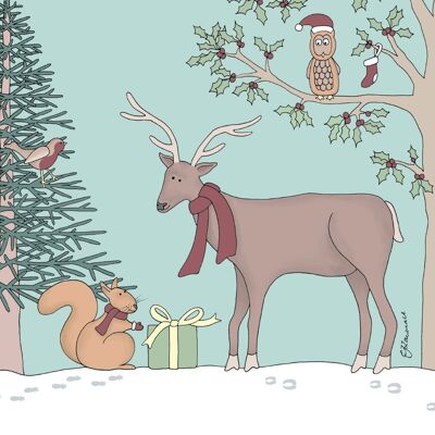 Christmas Range - Woodland Deer & Squirrel