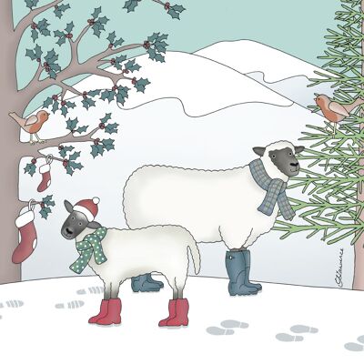 Christmas Range - Ewe & Lamb