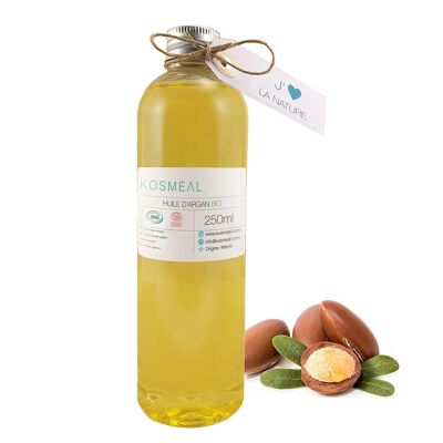 Organic Argan Oil From Morocco 250ml | COSME BIO and ECOCERT certified