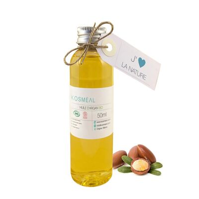 Organic Argan Oil From Morocco 50ml | COSME BIO and ECOCERT certified