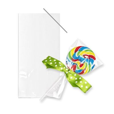 Cookie/Lollipop Cello Bags Clear with Twist Ties