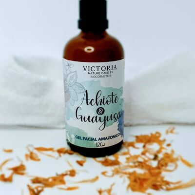 Gel viso Achiote e Guayusa dell'Amazzonia