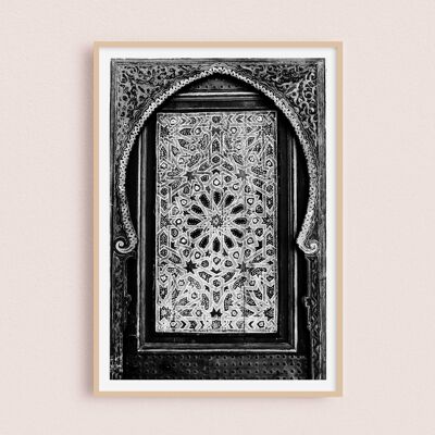 Poster / Foto – Marokkanische Tür | Marrakesch Marokko 30x40cm