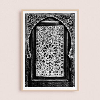 Affiche / Photographie - Porte Marocaine | Marrakech Maroc 30x40cm 1