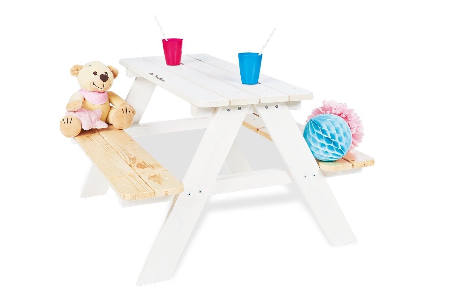 Set seggiolino per bambini 'Nicki for 4', bianco