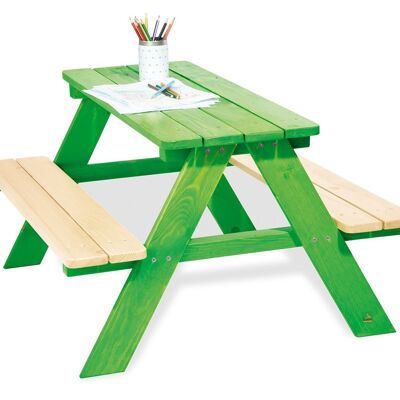 Conjunto de silla infantil 'Nicki para 4', verde