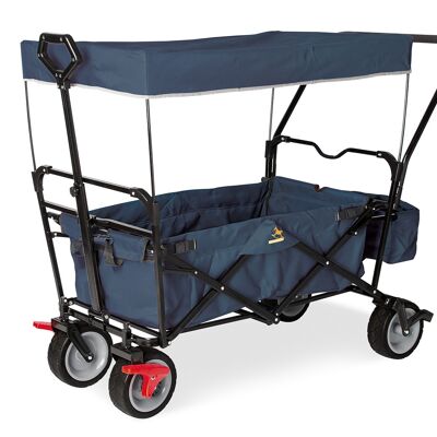 Collapsible cart 'Paxi dlx Comfort' with brake, navy blue
