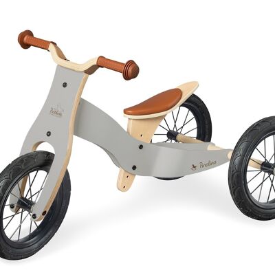 Tricycle 'Oskar', grey/nature