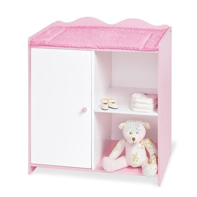 'Jasmin' doll changing table, pink