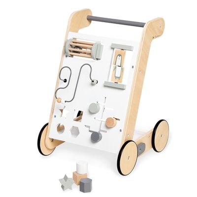 Activity baby walker 'Tino', white (with FSC)