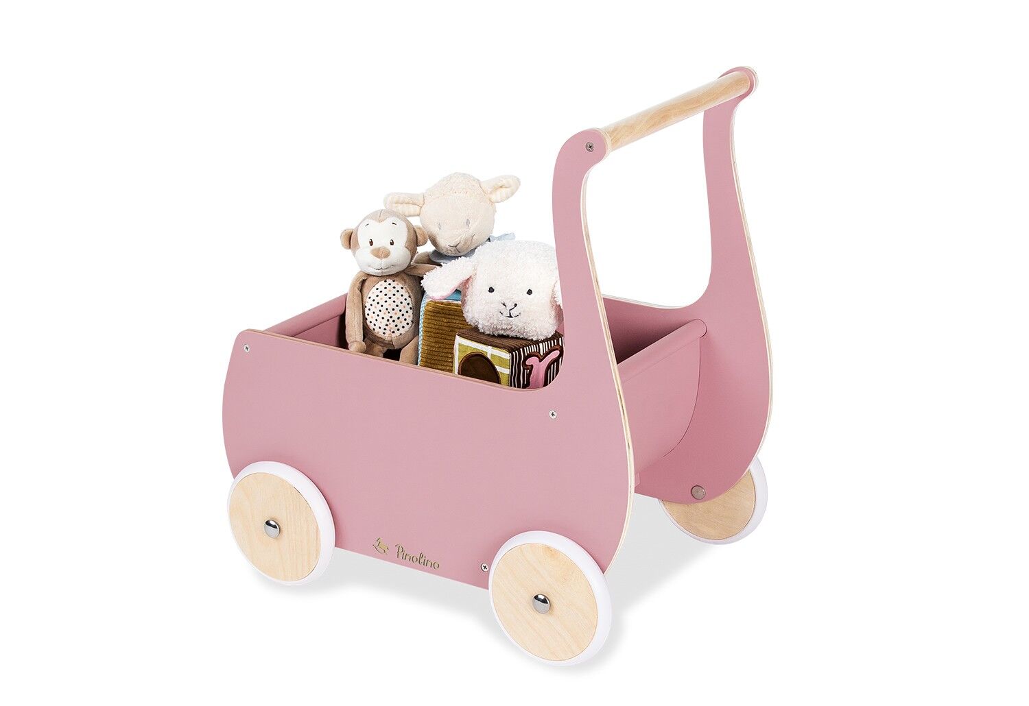 Doll pram 'Mette', pink