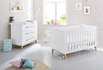 Chambre d'enfant 2 pièces 'Riva' large, y compris étagère murale 1