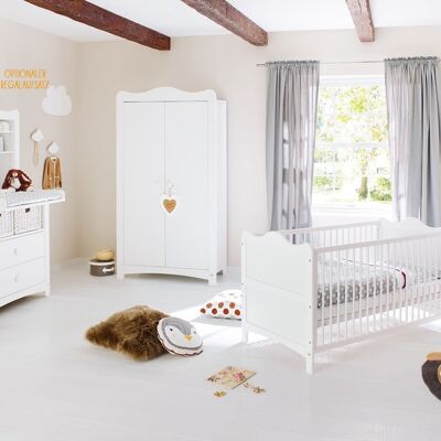 Habitación infantil 'Florentina' ancha, incluye accesorio de estante ancho
