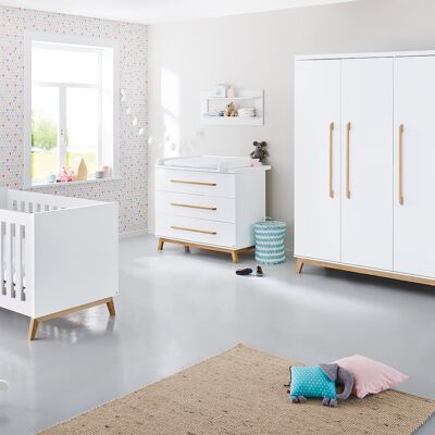 Children's room 'Riva' wide large, including wall shelf