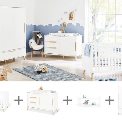 Chambre d'enfant 'Move' extra large, avec étagère murale