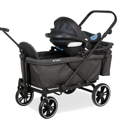 Baby seat adapter for 'Cruiser' folding handcart, 2-part.
