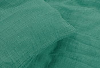 linge de lit en mousseline pour lits d'enfants, vert, 2 pièces. 4