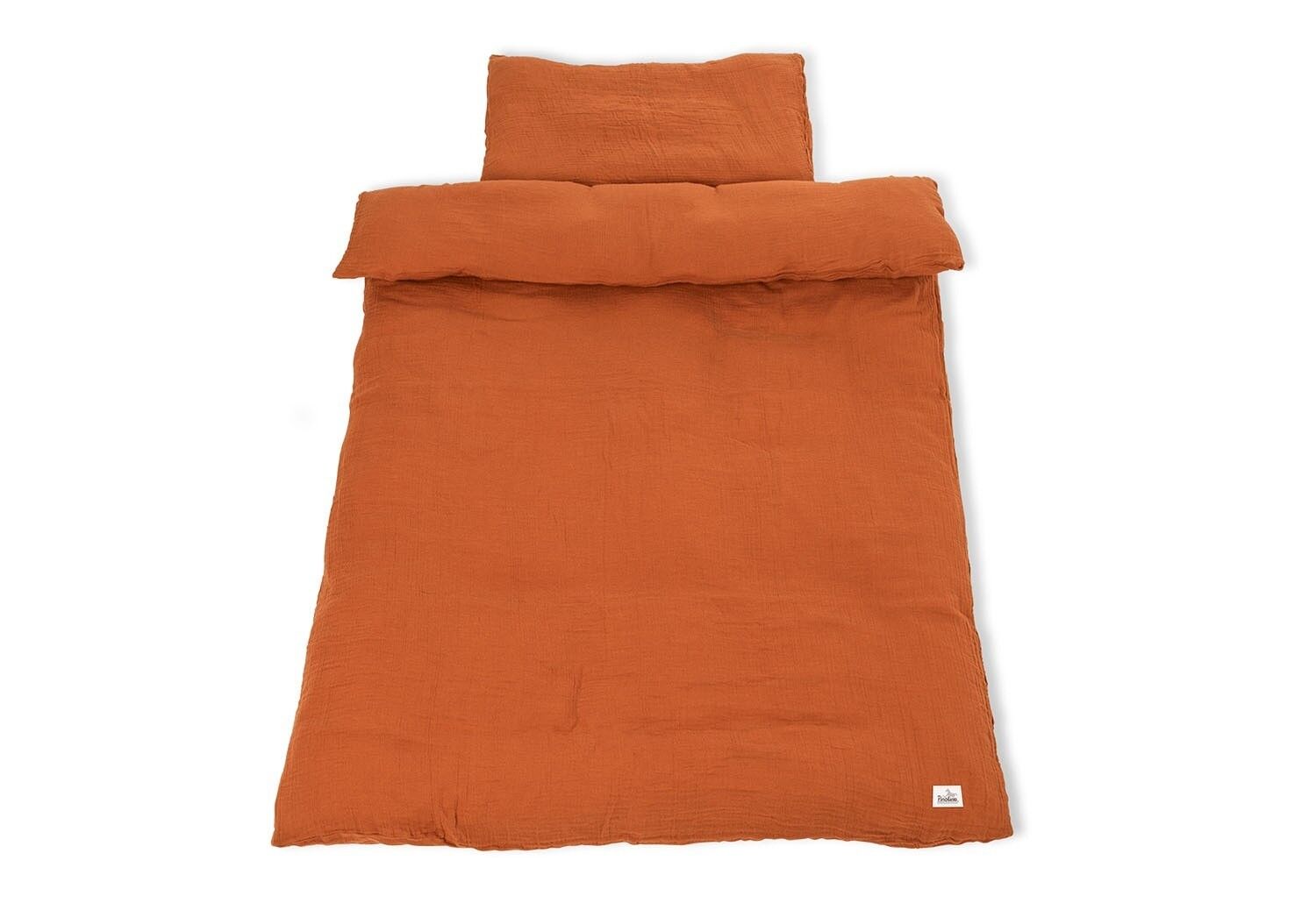 ropa de cama de muselina para camas infantiles, rojo, 2 uds.