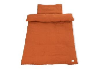 linge de lit en mousseline pour lits d'enfants, rouge, 2 pièces. 1