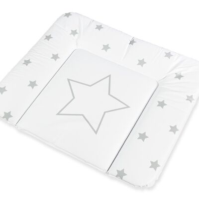 Changing pad 'Comfort', foil, design 'Star', grey
