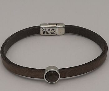 bracelet cuir Timeless taupe