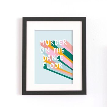 Dancefloor Citation Art Print A4 Lot de 6 2