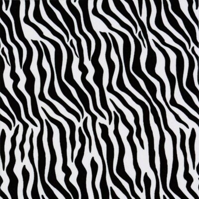 (S) Ti Flair Lunch Napkin Zebra Pattern black/white