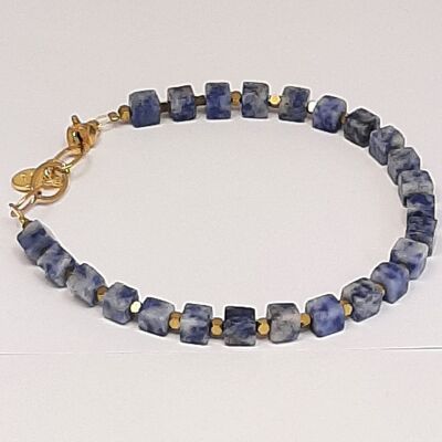 Baixa armband blauw wit