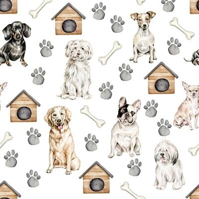 (S) Ti Flair Pet Dogs Lunch Napkins 3 ply