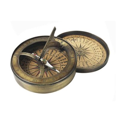 Antiker Sonnenuhr-Kompass