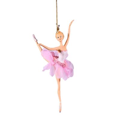 Adorno Poliéster Bailarina 17cm