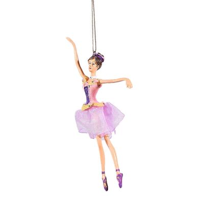 Adorno Poliéster Bailarina 18cm