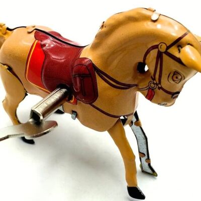 Beige Toy Horse 12cm