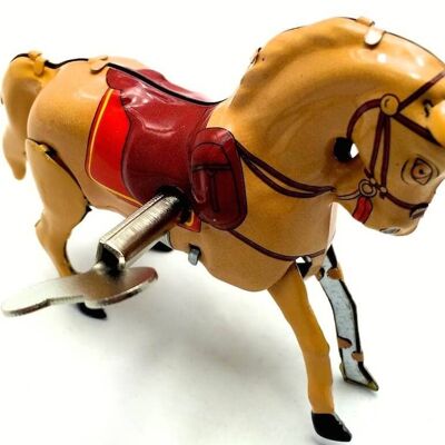 Beige Toy Horse 12cm