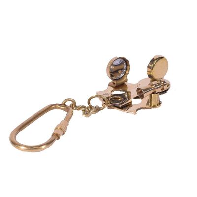 Brass Sextant Keychain