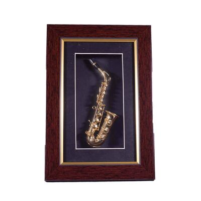 Framed Lacquer Saxophone