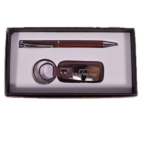 Gift Set with Keychain and Pen