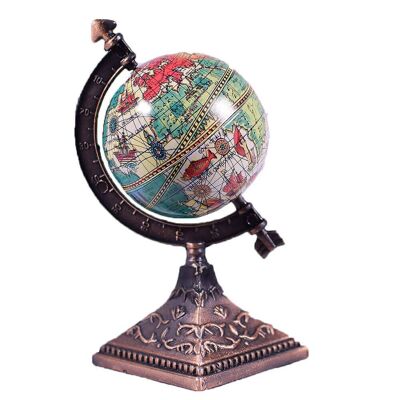 Modello in miniatura per temperamatite pressofuso World Globe