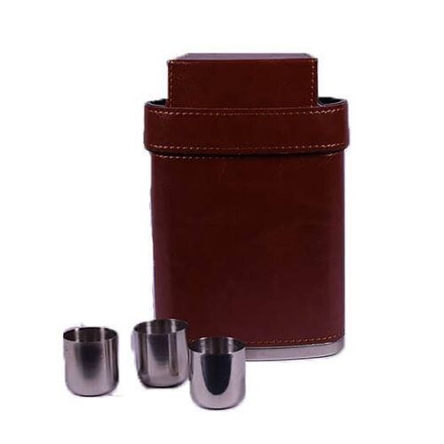 Hip Flask Leather Case - mod2