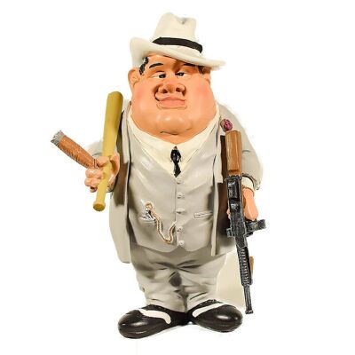 Humorous Figurine Mafia Man 19cm