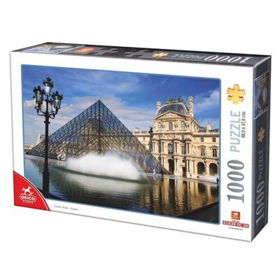 Puzzle Le Louvre Parigi 1000pz