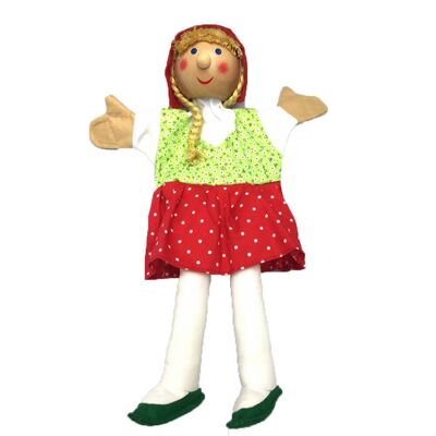 Marionnette Le Petit Chaperon Rouge 32cm