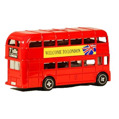 London Bus Coin Bank 16cm